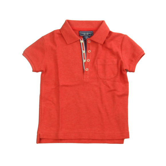 Tooby *Doo Boys Red Polo Shirt size: 12-18 Months - Picture 2 of 2